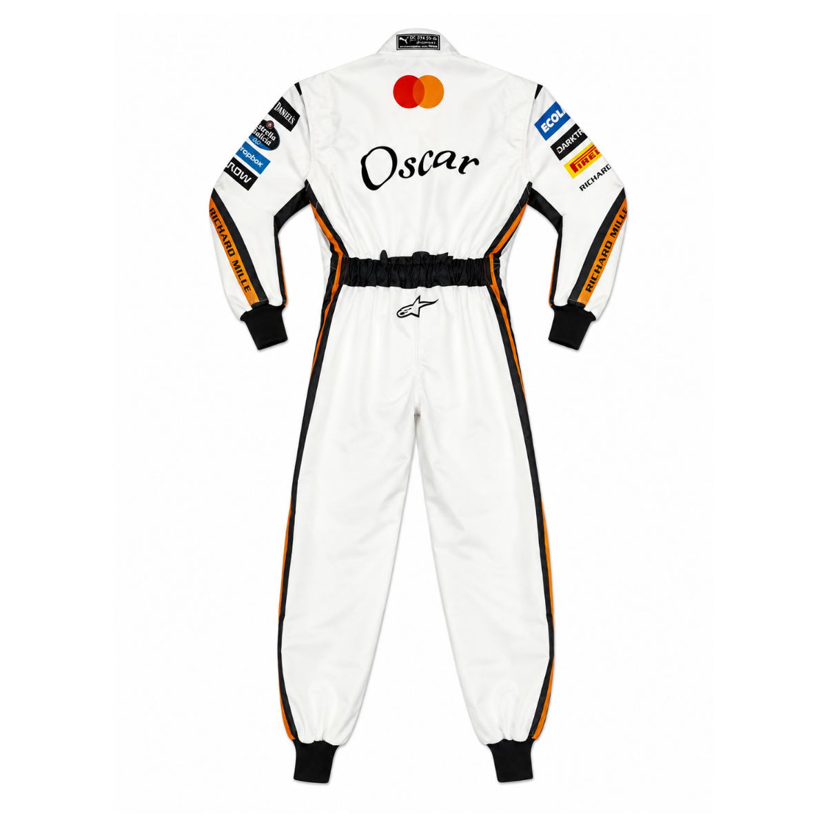 Oscar Piastri #81 McLaren White Go Kart Racing Suit