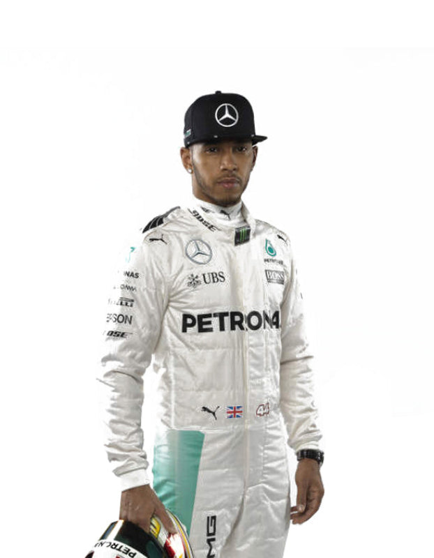 2016 Lewis Hamilton Mercedes Petronas Go Kart Racing Suit – CIK/FIA Level 2 Approved