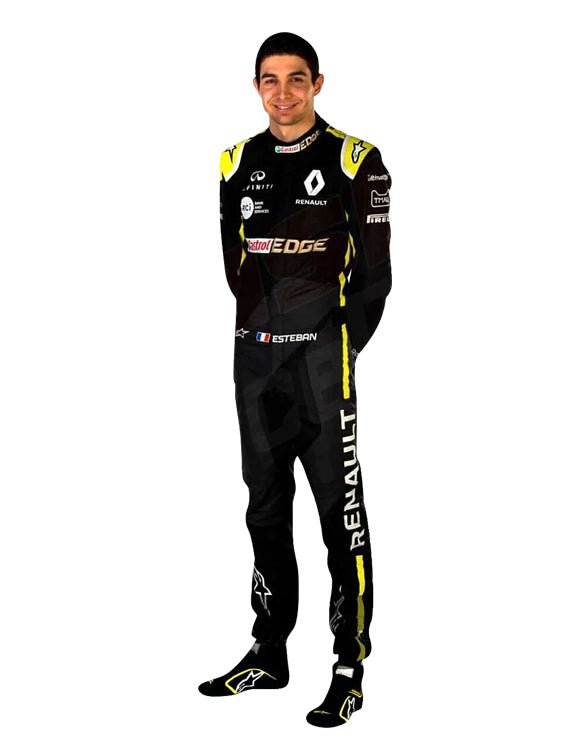 2020 Esteban Ocon Renault  F1  Racing Suit CIK/FIA LEVEL2 Go Kart Racing Suit