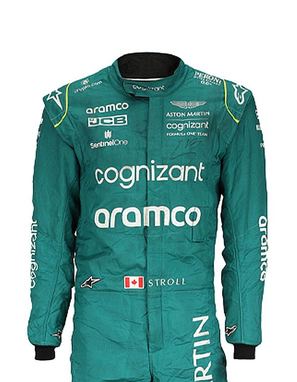 2022 Lance Stroll Aston Martin Racing Suit CIK/FIA Level 2 F1 Race Suit