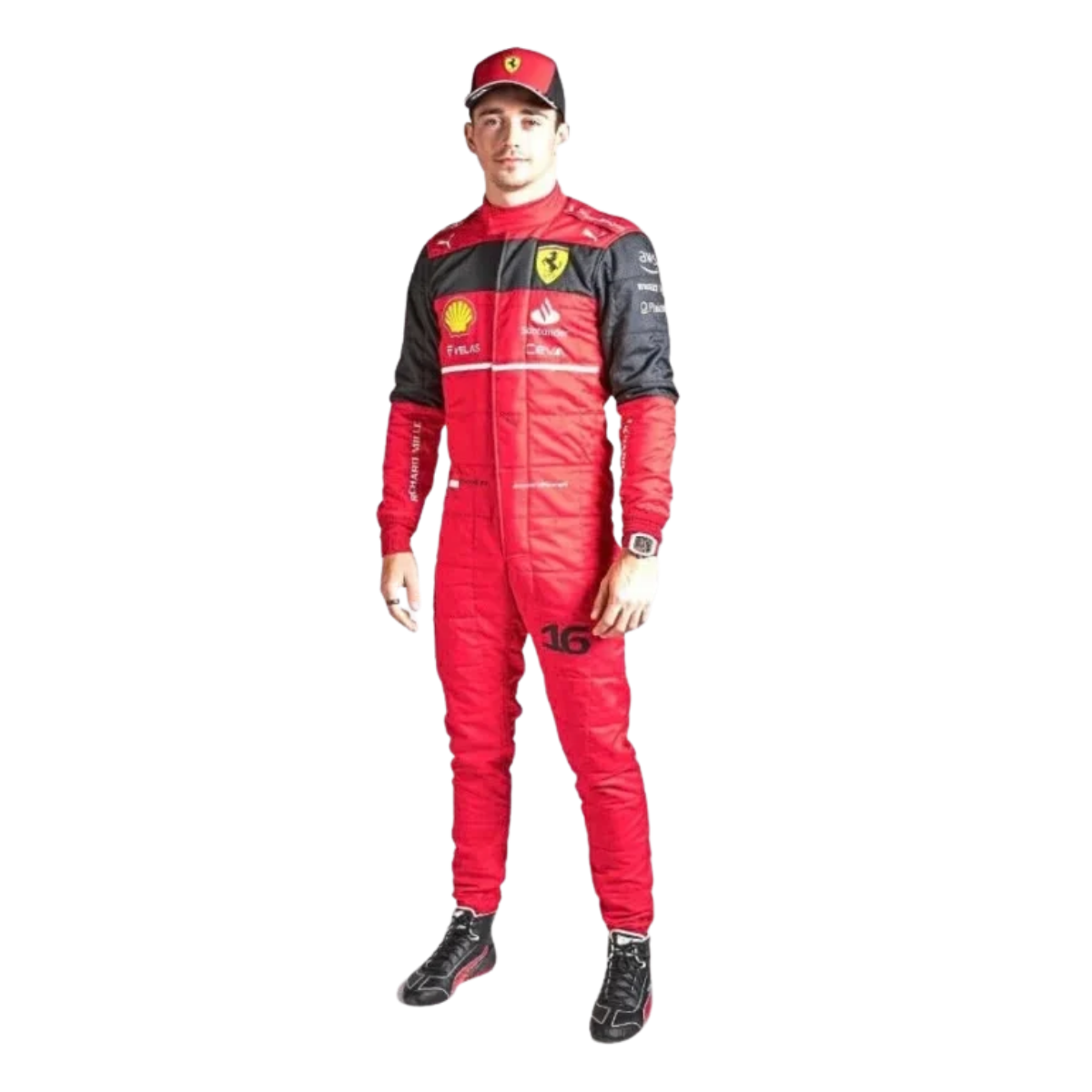 2022 Ferrari Charles Leclerc Go Kart Racing Suit Made To Order