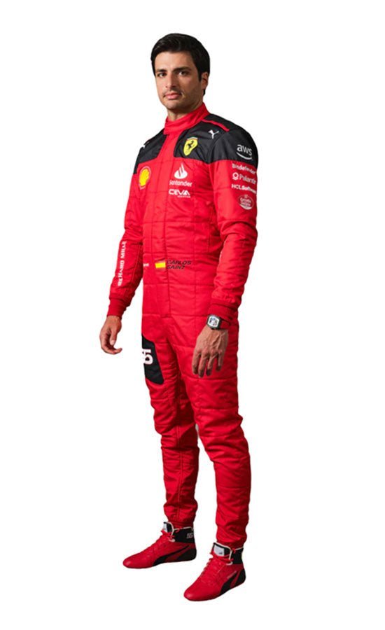 2023 Carlos Sainz Ferrari Go Kart Racing Suit
