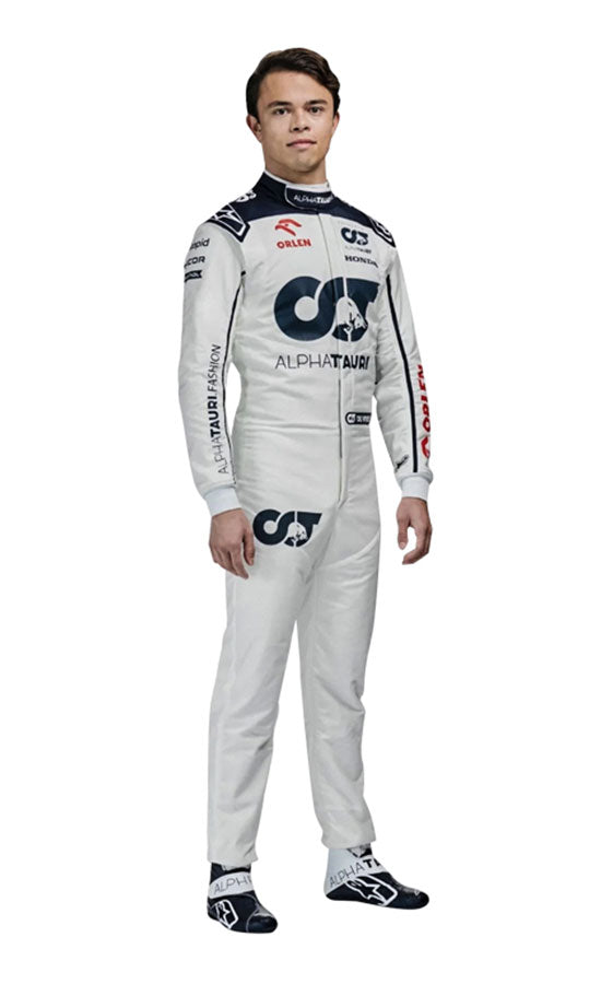 2023 Nyck De Vries Alphatauri F1 Racing Suit CIK/FIA LEVEL2 Go Kart Racing Suit 