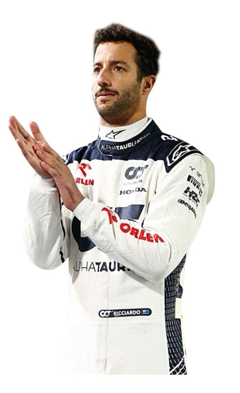 2024 Daniel Ricciardo AlphaTauri F1 Go Kart Racing Suit – CIK/FIA Level 2 Approved

sajalsports.com
