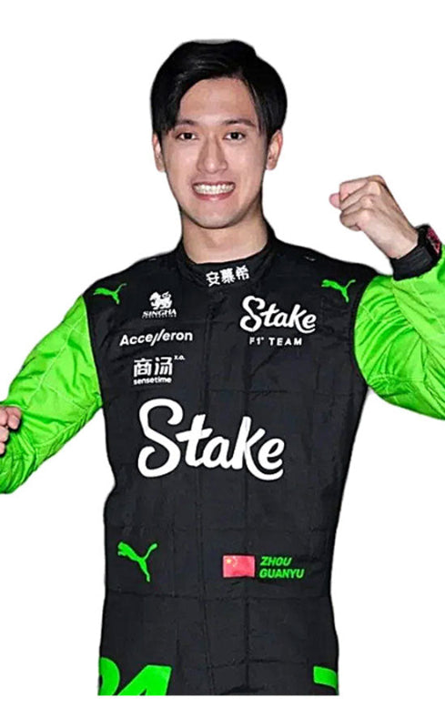 2024 Zhou Guanyu Kick Sauber Go Kart Racing Suit – CIK/FIA Level 2 Approved

sajalsports.com