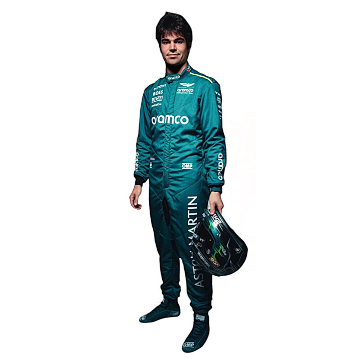 Lance Stroll Aston Martin Green Go Kart Racing Suit