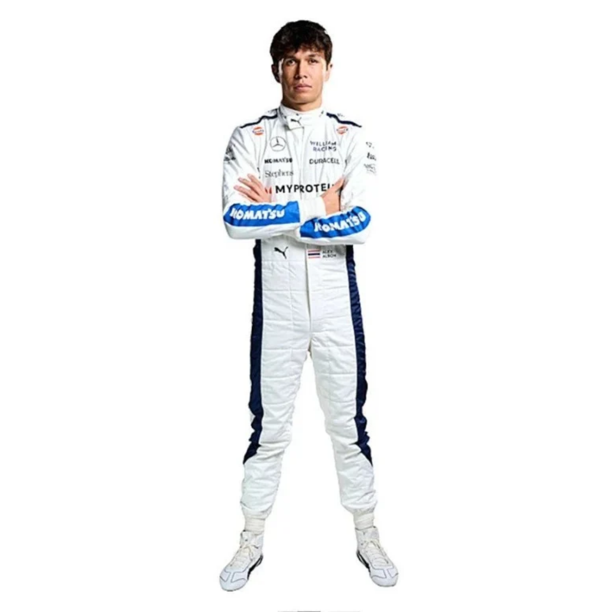 2024 Alexander Albon Williams F1 Go Kart Racing Suit – CIK/FIA Level 2 Approved