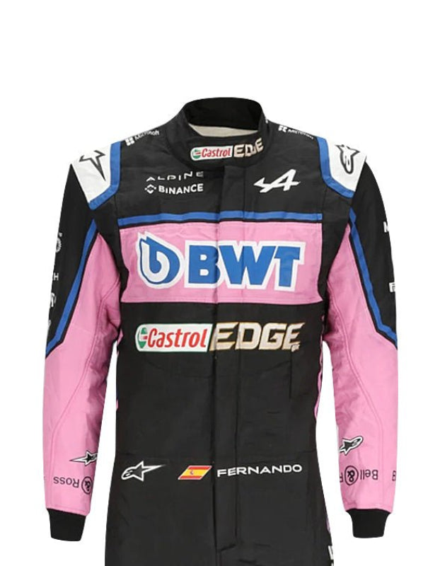 2022 Fernando Alonso F1 BWT Go Kart Racing Suit – CIK/FIA Level 2 Approved