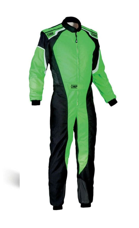 F1 OMP Green & Black Go-Kart Racing Suit – CIK/FIA Level 2 Approved | Custom Design