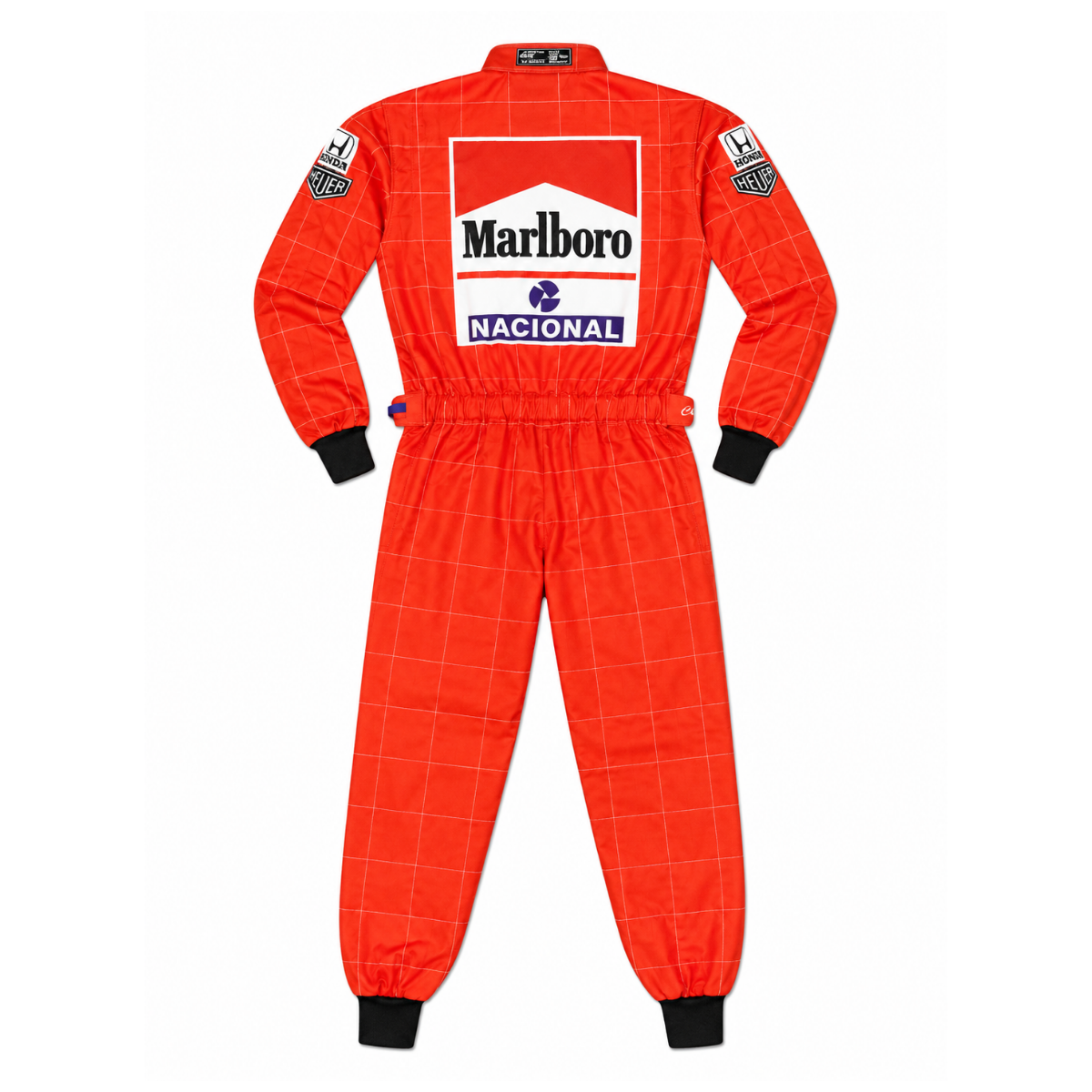 Ayrton Senna Classic Red Racing Go Kart Suit
