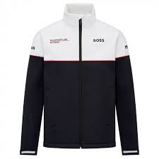 Porsche Motorsport Hugo Boss Softshell Jacket (White & Black)