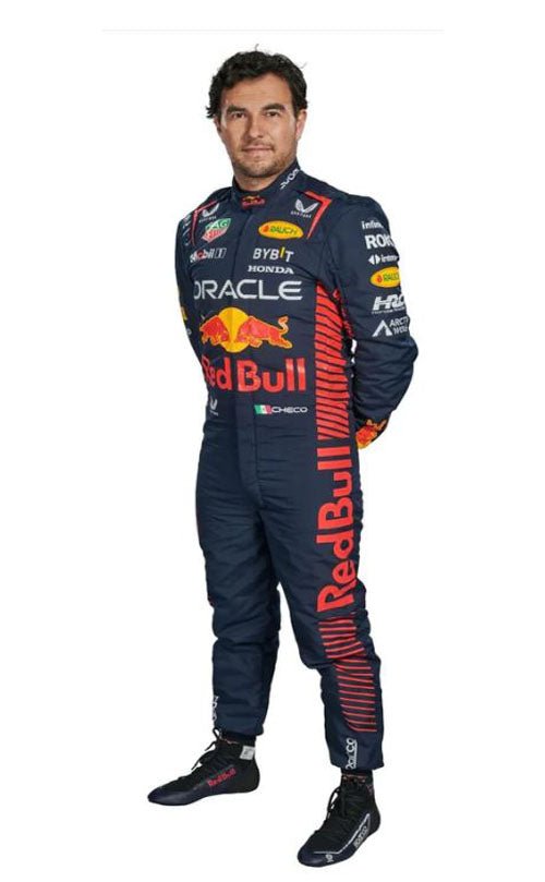 2023 F1 Oracle RedBull Checo Go-Kart Racing Suit CIK/FIA Level 2 Approved